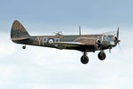 G-BPIV @ EGSU - L6739 (G-BPIV) 1943 Bristol Blenheim l (Fairchild Bolingbroke lV T) BoB Display Duxford - by PhilR