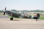 MH434 @ EGSU - MH434 (G-ASJV) 1943 VS Spitfire iXb BoB Display Duxford - by PhilR
