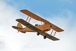 G-ANKZ @ EGSU - N6466 (G-ANKZ) 1938 DH82A Tiger Moth BoB Display Duxford - by PhilR