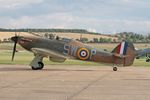 G-HITT @ EGSU - P3717 (G-HITT) 1940 Hawker Hurricane l BoB Display Duxford - by PhilR