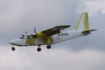 G-BCEN @ EGSH - Landing at Norwich. - by Graham Reeve