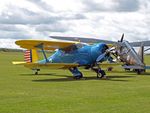 N295BS @ EGSU - N295BS 1939 Beech YC-43 Traveller Flying Legends Duxford - by PhilR