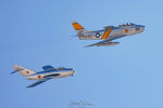 N186AM @ KLSV - F-86 & MIG-15 - by Topgunphotography