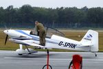 G-SPRK @ EBBL - Vans RV-4 of the Firebirds aerobatic team at the 2022 Sanicole Spottersday at Kleine Brogel air base - by Ingo Warnecke