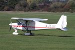 G-CJIT @ EGLM - G-CJIT 2016 Red Aviation Ikarus C42 FB100 White Waltham - by PhilR