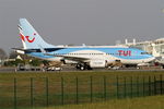 OO-JAO @ LFRB - Boeing 737-7K5, Boarding area, Brest-Bretagne airport (LFRB-BES) - by Yves-Q