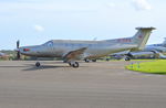 G-OJFA @ EGTF - Pilatus PC-12/47E at Fairoaks. - by moxy