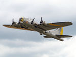 N390TH @ EGSU - 42-97849 (44-85734, N390TH) 1944 Boeing B-17G Flying Fortress 'Liberty Belle'  USAAF Flying Legends Duxford - by PhilR