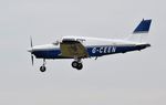 G-CEEN @ EGBJ - G-CEEN landing at Gloucestershire Airport. - by andrew1953