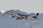 ZK-OKP @ KLAX - Air New Zealand B773, ZK-OKP Hobbit, departing 24L LAX - by Mark Kalfas