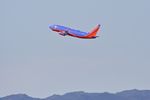 N252WN @ KLAX - Southwest B737, N252WN departing 24L LAX - by Mark Kalfas