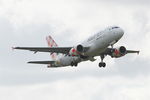 EC-MUC @ LFRB - Airbus A319-111, Taking off rwy 07R, Brest-Bretagne airport (LFRB-BES) - by Yves-Q