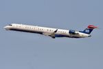 N915FJ @ KLAX - US Airways Express/Mesa Airlines,Bombardier CRJ-900, N915FJ departing 25R LAX - by Mark Kalfas