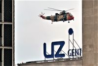 RS04 @ EBGT - At work over a hospital at Ghent - by Joannes Van mierlo