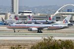 N609AA @ KLAX - American Boeing 757-223, arriving at LAX - by Mark Kalfas