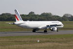 F-GMZA @ LFRB - Airbus A321-111, Reverse thrust landing rwy 07R, Brest-Bretagne airport (LFRB-BES) - by Yves-Q