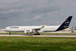 D-AIGT @ LMML - A340 D-AIGT Lufthansa - by Raymond Zammit