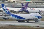 JA03KZ @ KLAX - NCA Boeing 747-4KZF, JA03KZ ready to depart 25L LAX - by Mark Kalfas