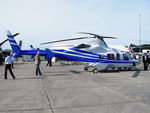 VP-BKQ @ EGSU - VP-BKQ Bell 430 Helitech Duxford - by PhilR