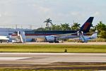 N757AF @ KPBI - DONALD TRUMP Boeing 757-2J, N757AF preparing for departure at KPBI - by Mark Kalfas