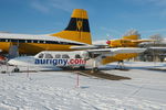 G-BEVT @ EGSU - On display in the snow at Duxford.