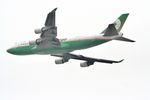 B-16483 @ KLAX - EVA Boeing 747-45EF (SCD) departing 25L LAX - by Mark Kalfas