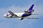 N562FE @ KLAX - FedEx McDonnell Douglas MD-10-10F, N562FE departing 25L KLAX - by Mark Kalfas