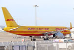 OE-LNZ @ LFBO - Parked at the Cargo apron with additional Hello Austria titles - by Shunn311