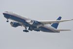 N772UA @ KLAX - United Boeing 777-222, N212UA Departing 25R LAX - by Mark Kalfas