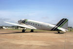 G-AMRA @ EGVA - G-AMRA 1944 DC-3C Air Atlantique IAT 06.86 - by PhilR