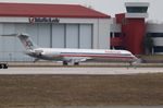 N290AA @ KRVS - McDonnell Douglas MD-82