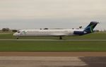 N804WA @ KHRL - McDonnell Douglas MD-83 - by Mark Pasqualino