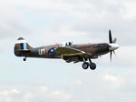 F-AZJS @ EGSU - PS890 (F-AZJS) 1944 VS Spitfire PRXIX Flying Legends Duxford - by PhilR
