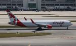 C-FMLV @ KMIA - Rouge 767-300 zx - by Florida Metal