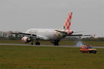 EC-MUT @ LFRB - Airbus A319-111, Landing rwy 25L, Brest-Bretagne Airport (LFRB-BES) - by Yves-Q