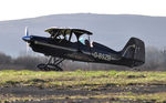 G-BSZB @ EGFH - Resident Starduster Too returning to base. - by Roger Winser