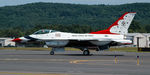 92-3898 @ KBAF - Thunderbird Lead Solo taxiing to the active for practice. - by Topgunphotography