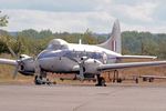 G-DHDV @ EGSU - G-DHDV 'VP981' 1954 DH104 Dove 8 (Devon) Duxford - by PhilR