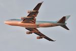 HL7449 @ KLAX - Korean Air Boeing 747-4B5F, HL7449 departing 25L LAX - by Mark Kalfas