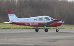 G-WARO @ EGFH - Visiting aircraft operated by Aeros Flight Training. - by Roger Winser