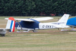 G-SKKY @ EGLM - G-SKKY 2005 Cessna 172 Skyhawk White Waltham - by PhilR