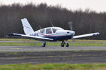 G-SAPM @ EGFH - Visiting TB-20 aircraft arriving from Gloucestershire Airport. - by Roger Winser