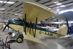 G-AAIN @ EGTH - On display at the Shuttleworth Collection, Old Warden. - by Graham Reeve