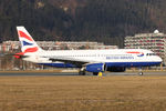 G-EUYH @ LOWI - British Airways A320 - by Andreas Ranner