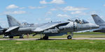 164126 @ KBGM - Harrier Demo taxiing out to the active - by Topgunphotography