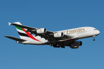 A6-EEM @ YPPH - Airbus A380-861 serial 134.  Emirates A6-EEM final rwy 21 YPPH 05 November 2022 - by kurtfinger