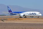 CC-BGI @ SCEL - Latam B789 still in LAN cs baking in the Chilean sun - by FerryPNL