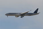 F-GZNN @ LFPG - Boeing 777-328ER, On final rwy 08R, Roissy Charles De Gaulle airport (LFPG-CDG) - by Yves-Q