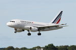 F-GUGA @ LFRB - Airbus A318-111, On final rwy 25L, Brest-Bretagne airport (LFRB-BES) - by Yves-Q