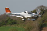 F-GTIC @ LFRB - Aquila A210 (AT01), On final rwy 07R, Brest-Bretagne airport (LFRB-BES) - by Yves-Q